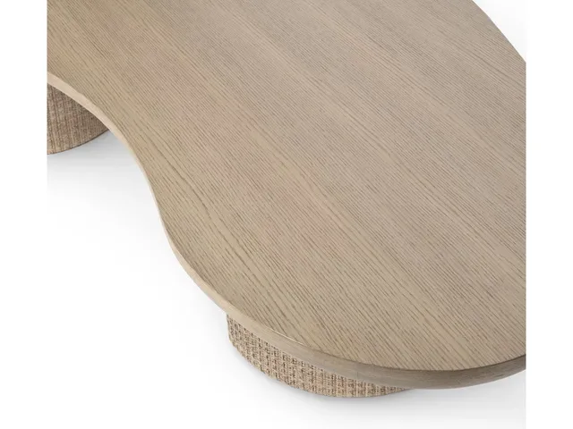 Zoey Natural Oak Coffee Table, Large
