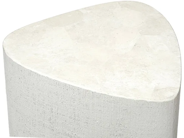 Holland Outdoor Side Table, White