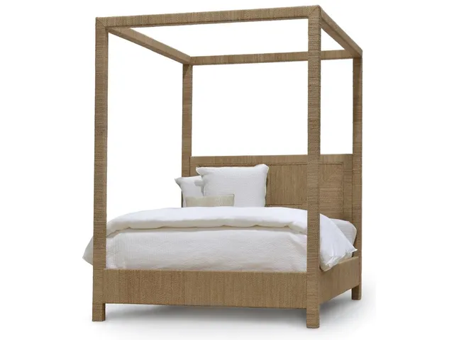 Woodside Canopy Bed King, Natural