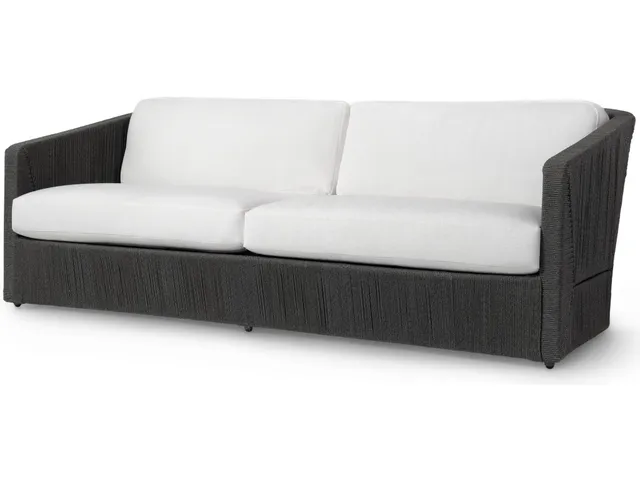 Carmine Outdoor Sofa, Coal