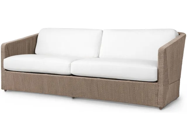 Carmine Outdoor Sofa, Dark Tan