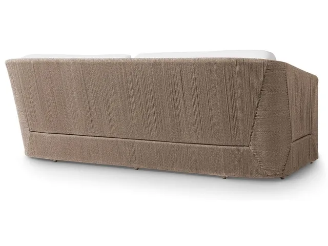 Carmine Outdoor Sofa, Dark Tan - Alternative View