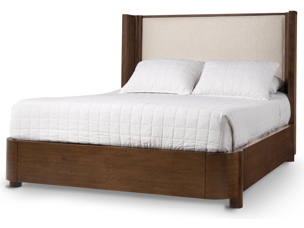 Zoey Walnut Bed, Queen - main image