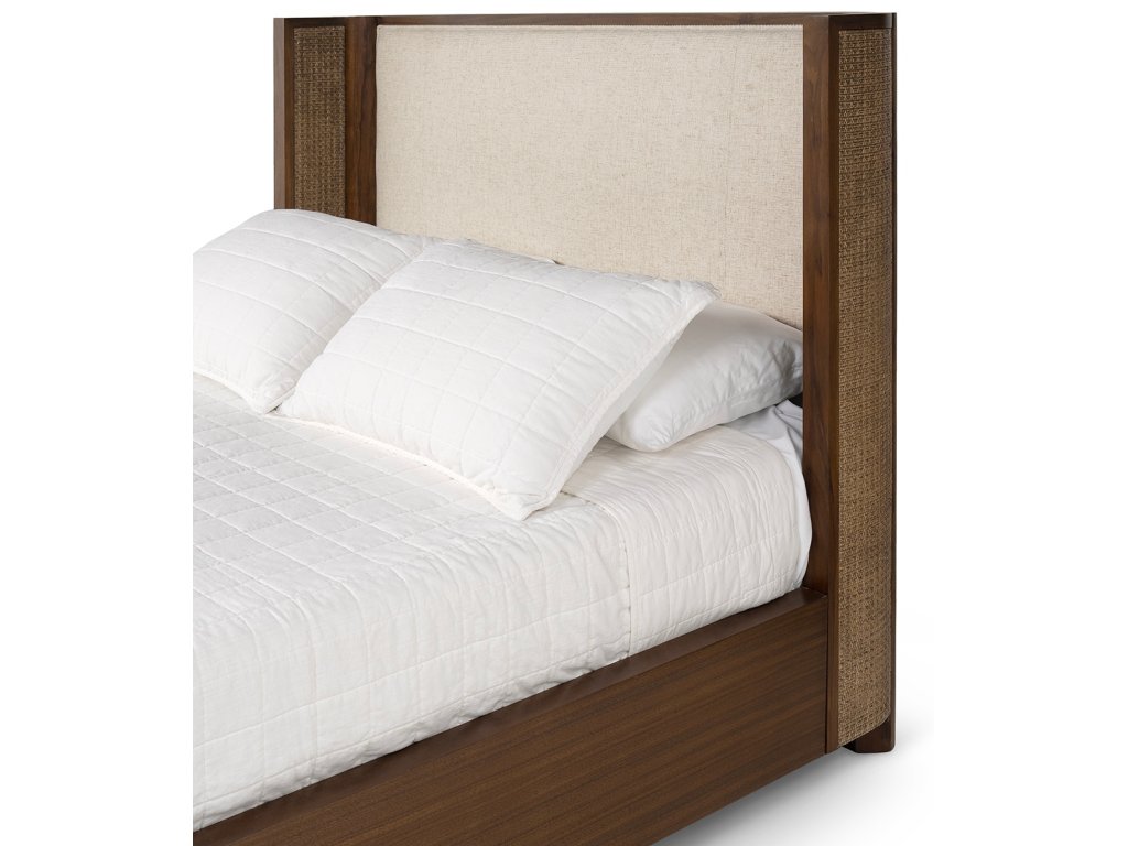 Zoey Walnut Bed, Queen - image 1