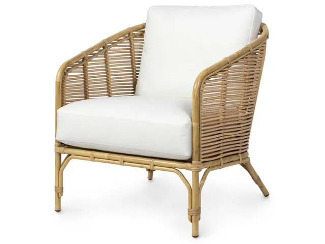 Camino Outdoor Lounge Chair, Natural