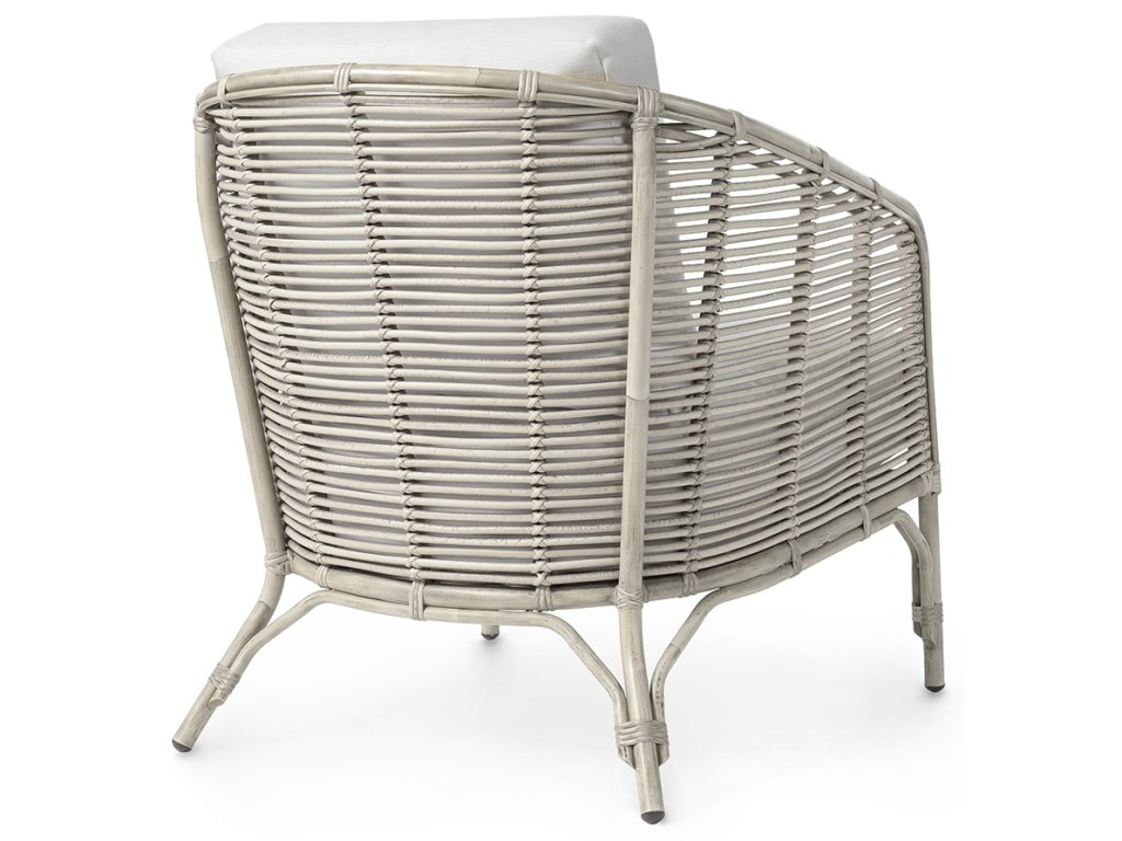 Camino Outdoor Lounge Chair, White - image 1