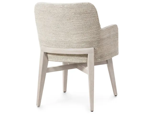 Francis Arm Chair Whitewash - Alternative View