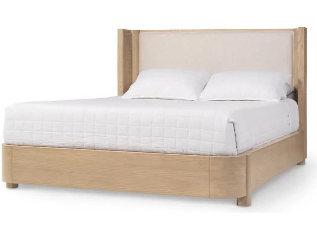 Zoey Natural Oak Bed, King