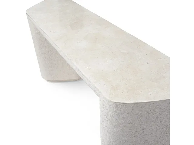 Holland Outdoor Console Table, White - Alternative View