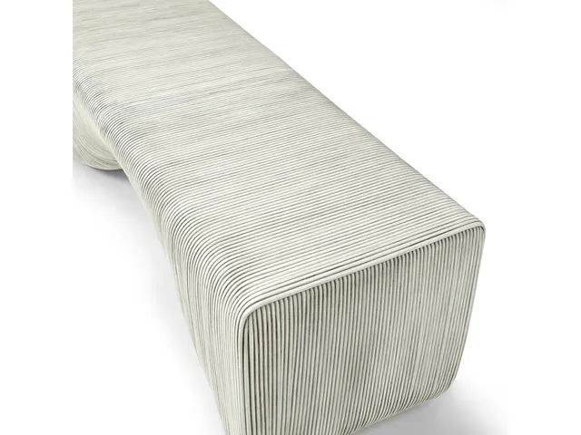 Cyprus Rattan Bench - Alternative View
