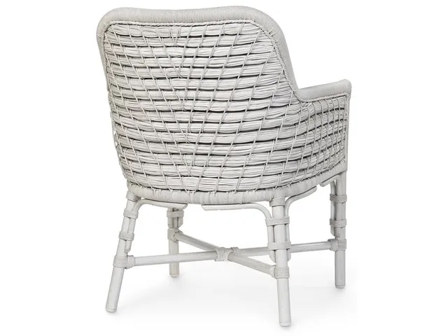 Capitola Outdoor Arm Chair, Whitewash