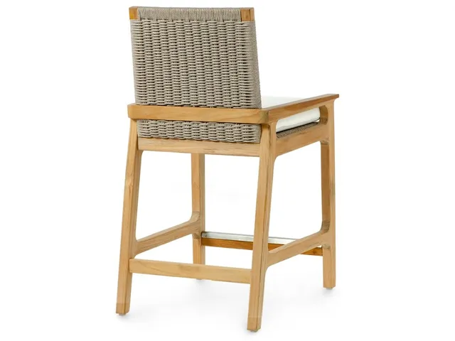 Delmar 24" Outdoor Counter Stool - Alternative View