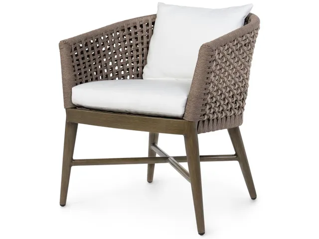 Southport Outdoor Dining Chair, Umber