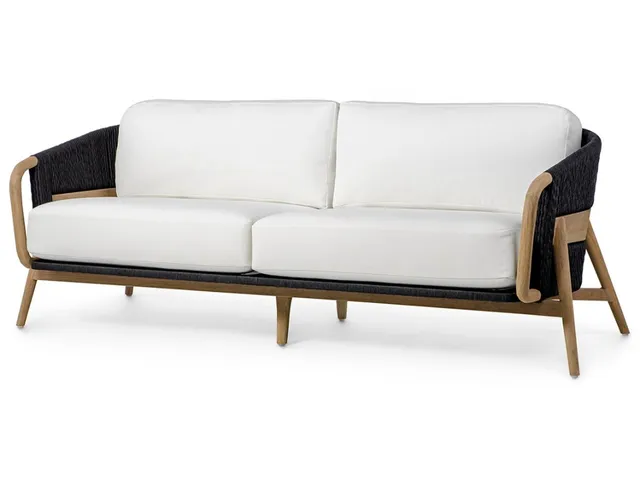 Casey Outdoor Sofa, Black