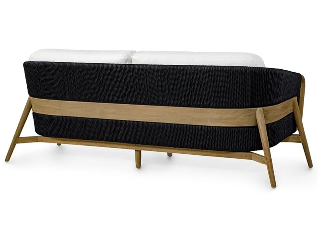 Casey Outdoor Sofa, Black - Alternative View