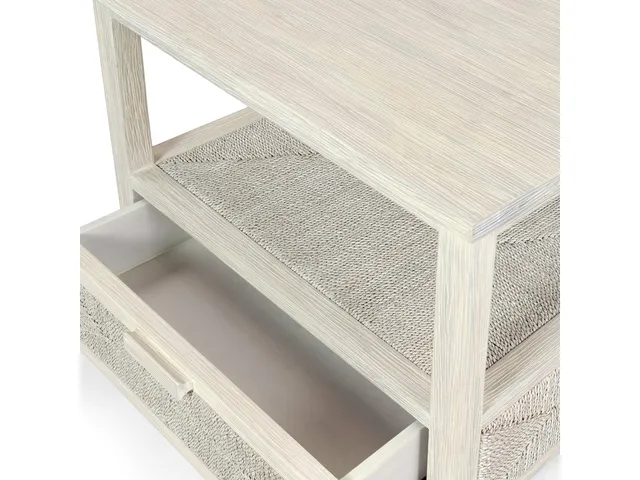 Santa Barbara Nightstand, White Sand - Alternative View