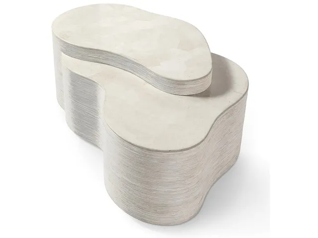 Levine Coffee Table, White