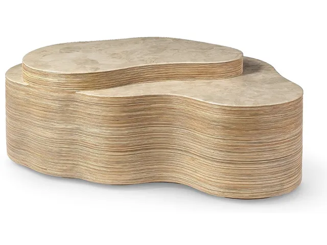 Levine Coffee Table, Natural