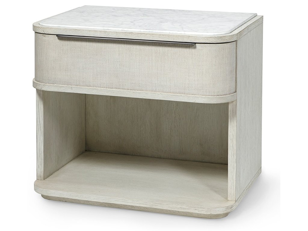 Argenta Nightstand, White Shadow - main image