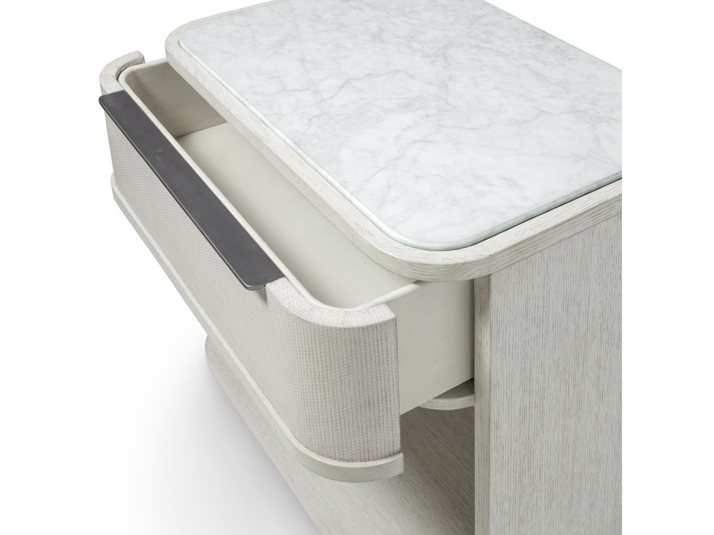 Argenta Nightstand, White Shadow - image 1