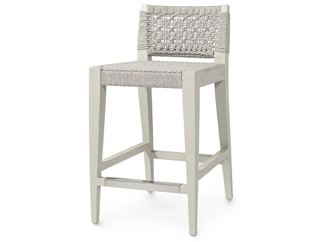 Oliver Outdoor 24"Counter Stool, Stone