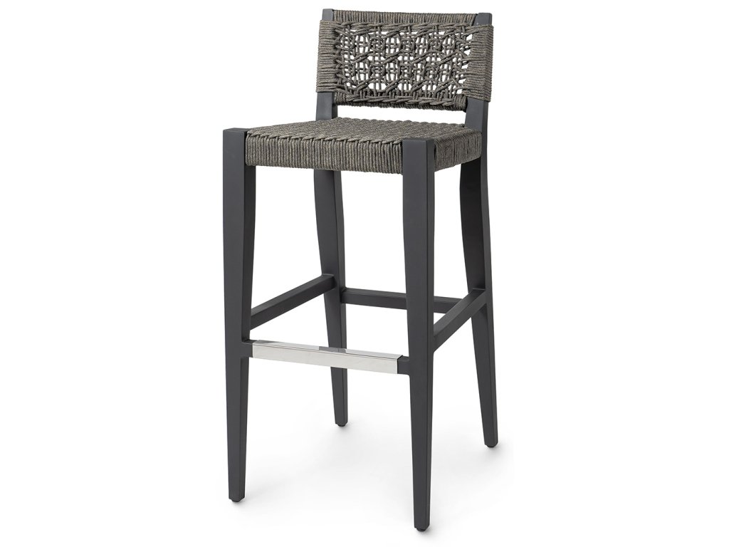 Oliver Outdoor 30"Barstool, Charcoal - main image