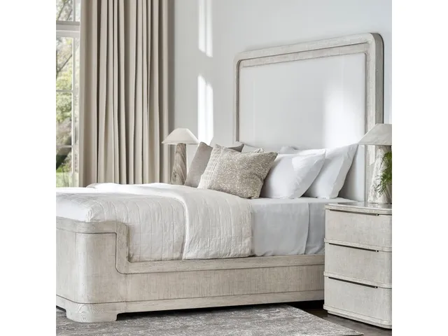 Argenta Bed, King, White Shadow