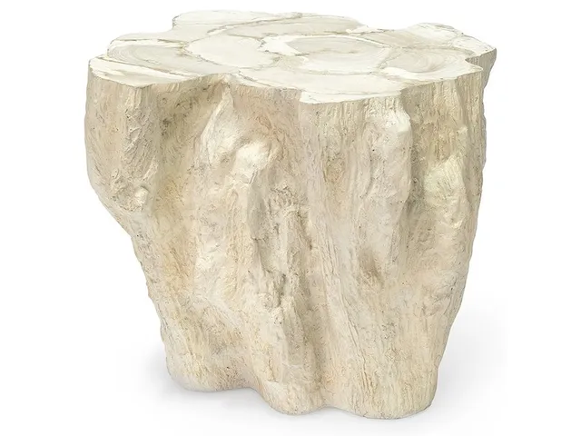 Camilla Fossilized Clam Side Table