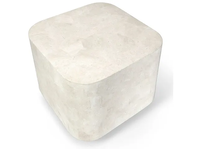 Dakota Side Table, White