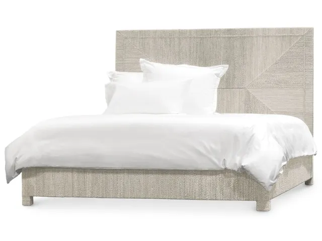 Woodside Bed King, White Sand