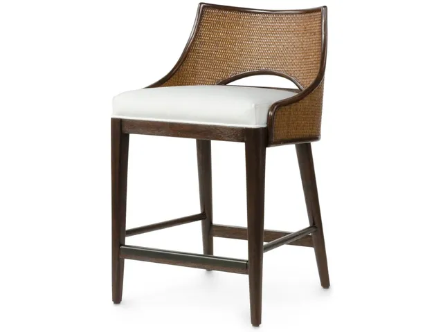 Avalon 24" Counter Stool, Dark Walnut