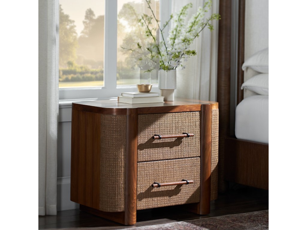 Zoey Walnut Nightstand - image 2
