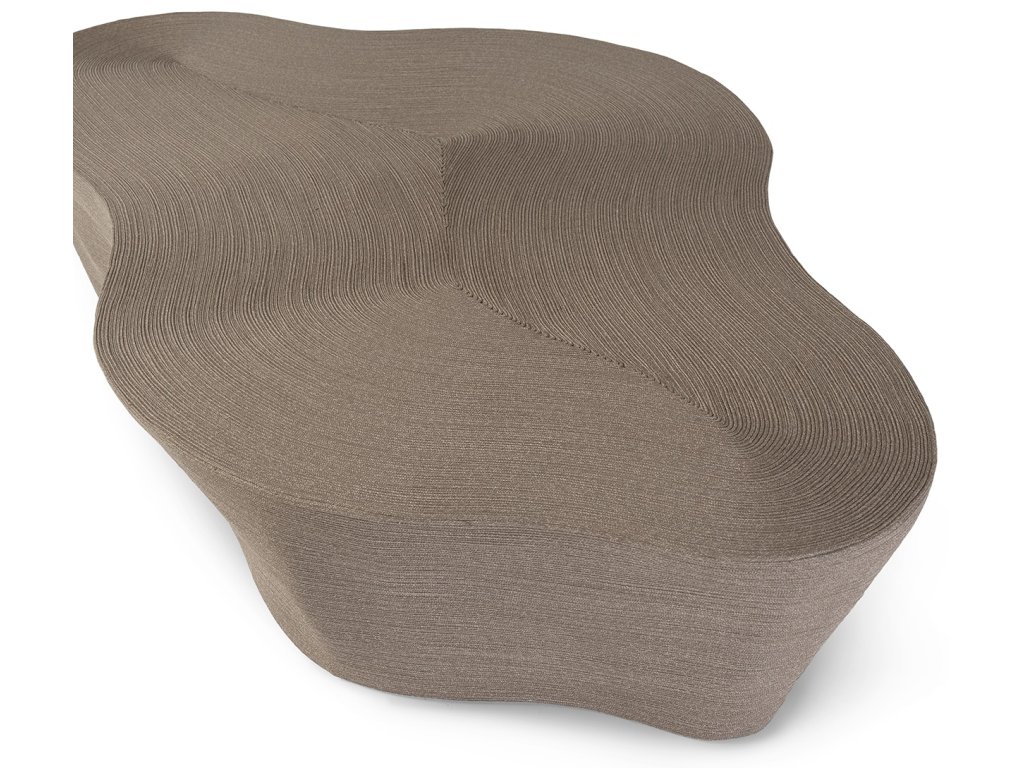 Caspian Outdoor Coffee Table, Xl, Brown - image 1