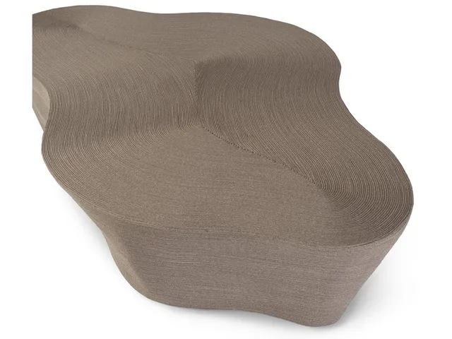 Caspian Outdoor Coffee Table, Xl, Brown - Alternative View