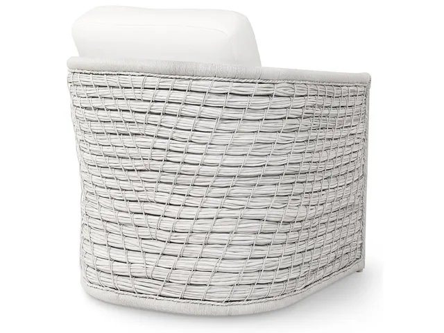 Capitola Outdoor Lounge Chair, Whitewash