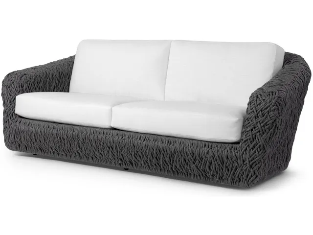 Carter Outdoor Sofa, Black