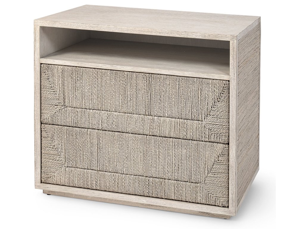 Braxton Nightstand, White Sand - main image