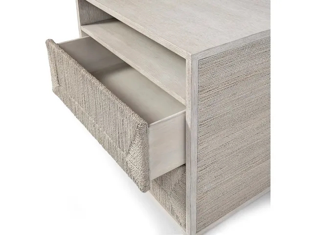 Braxton Nightstand, White Sand - Alternative View