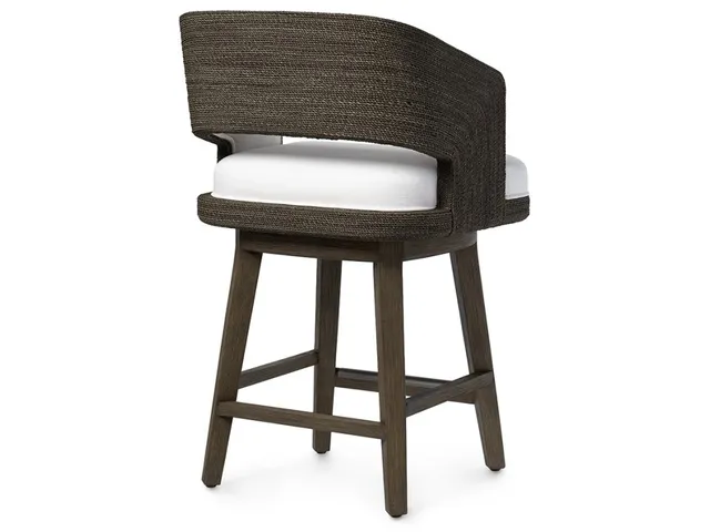 Hadley 24" Swivel Counter Stool, Charcoal