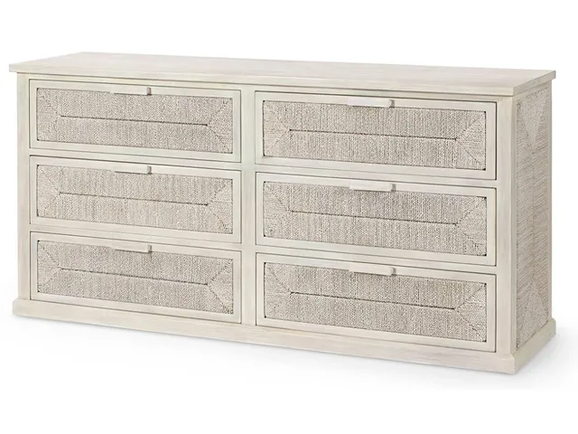 Santa Barbara Dresser White Sand