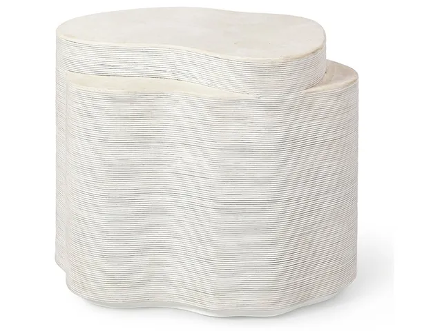 Levine Side Table, White