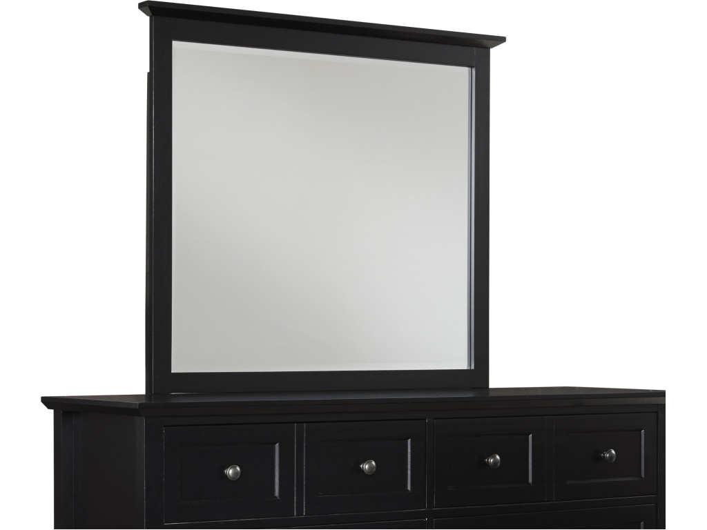 Paragon Beveled Glass Mirror in Black - image 1