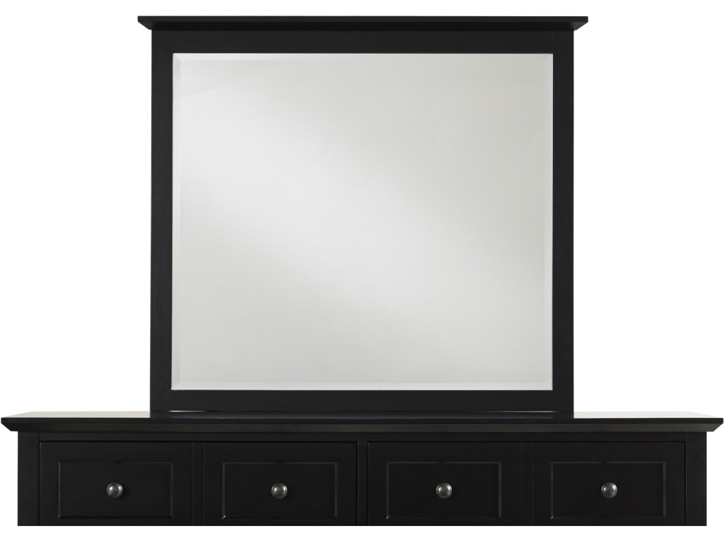 Paragon Beveled Glass Mirror in Black - image 2