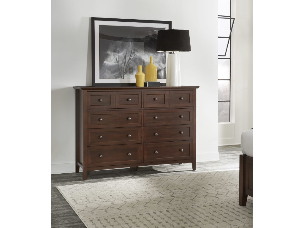 Paragon Eight Drawer Dresser in Truffle - main image