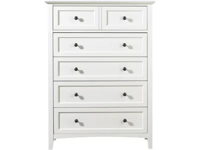 Paragon Five Drawer Chest in White (2024) - Alternative View