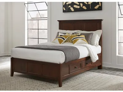 Paragon Four Drawer Wood Storage Bed in Truffle - Alternative View