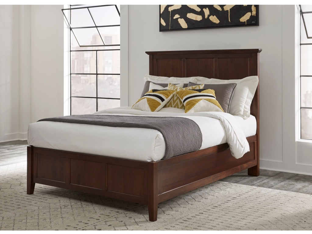 Paragon Wood Panel Bed in Truffle - image 1