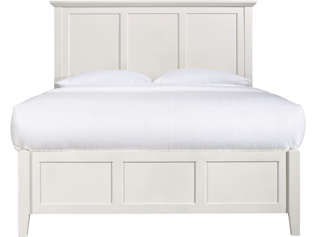 Paragon Wood Panel Bed in White - image 2
