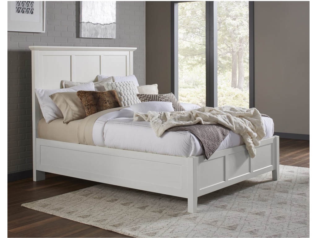 Paragon Wood Panel Bed in White - image 5