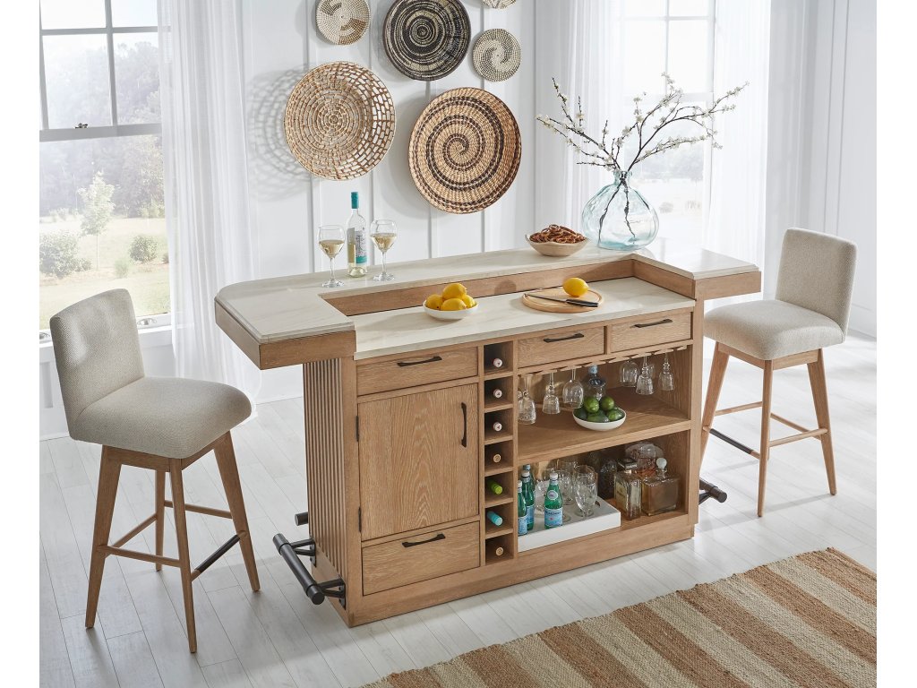 Dining Swivel Bar Stool With Auto Return - image 2